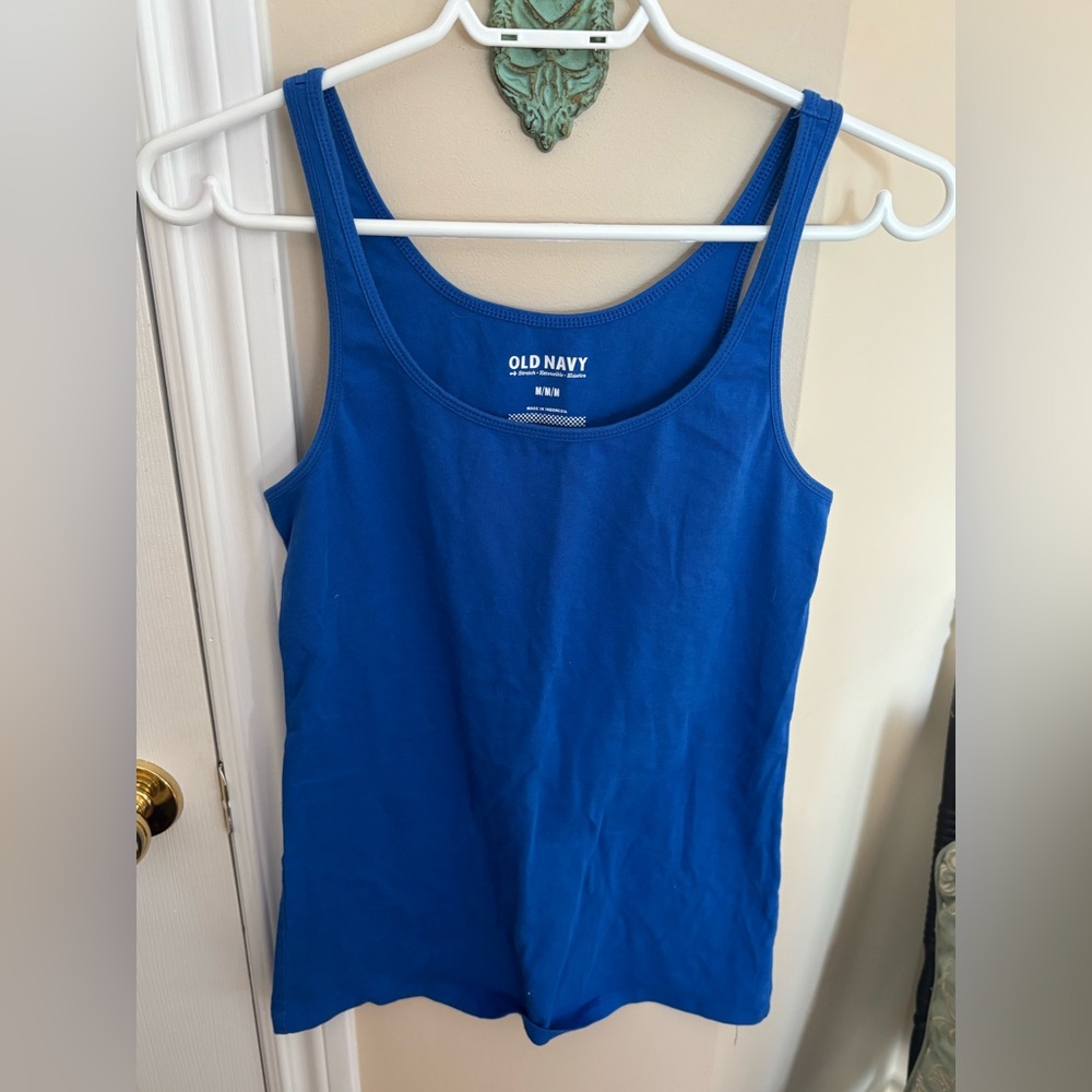 Old Navy Royal Blue Women's Scoop Neck Tank